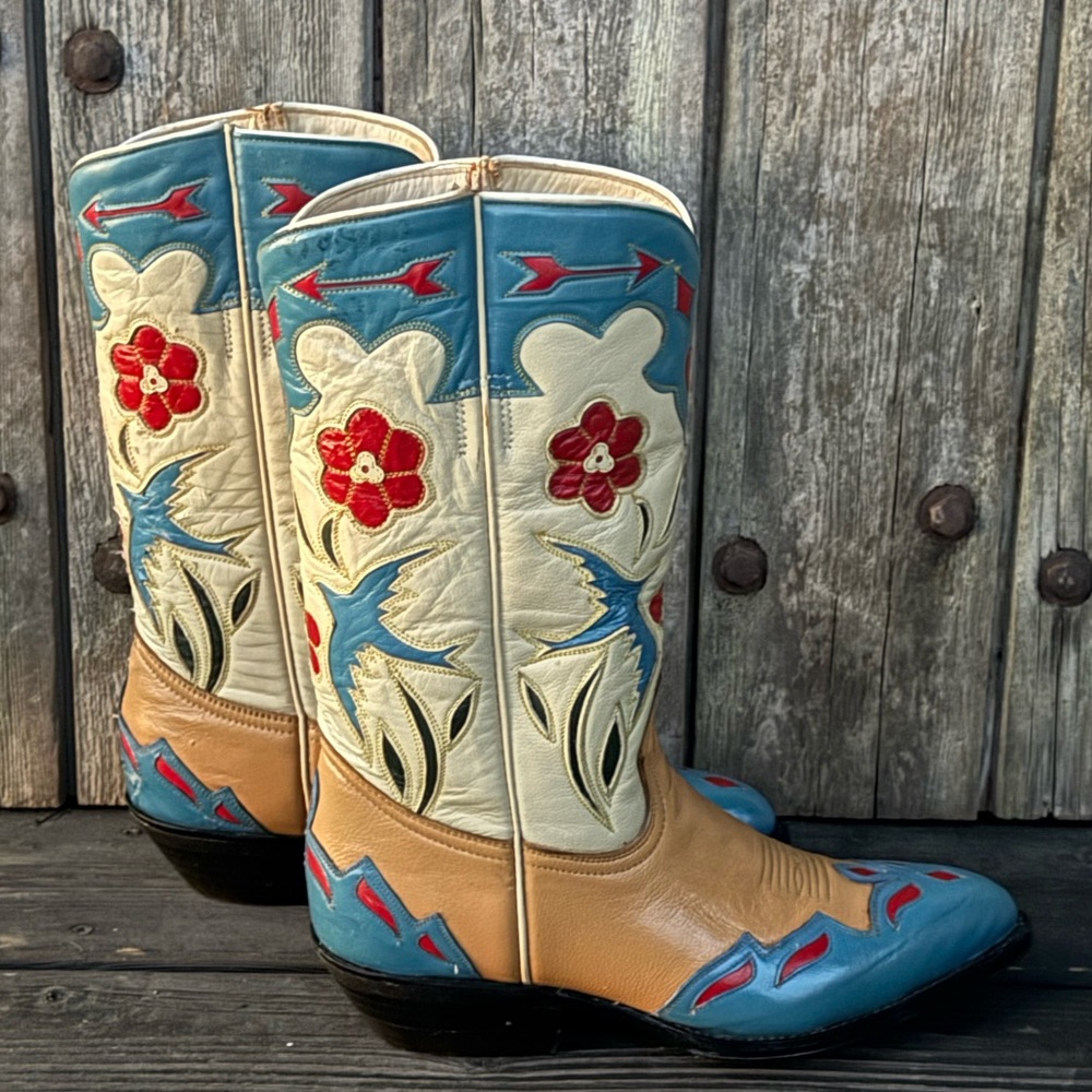 Rare Vintage Montana Bluebird Women’s Cowboy Boots